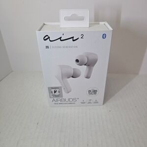 AIRBUDS Air 2 - 2G Second Generation - True Wireless Bluetooth Earbuds - White
